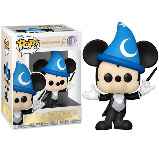 Funko Pop Walt Disney Wolrd 50 Anniversary Philharmagic Mickey Mouse 1167 Vinyl