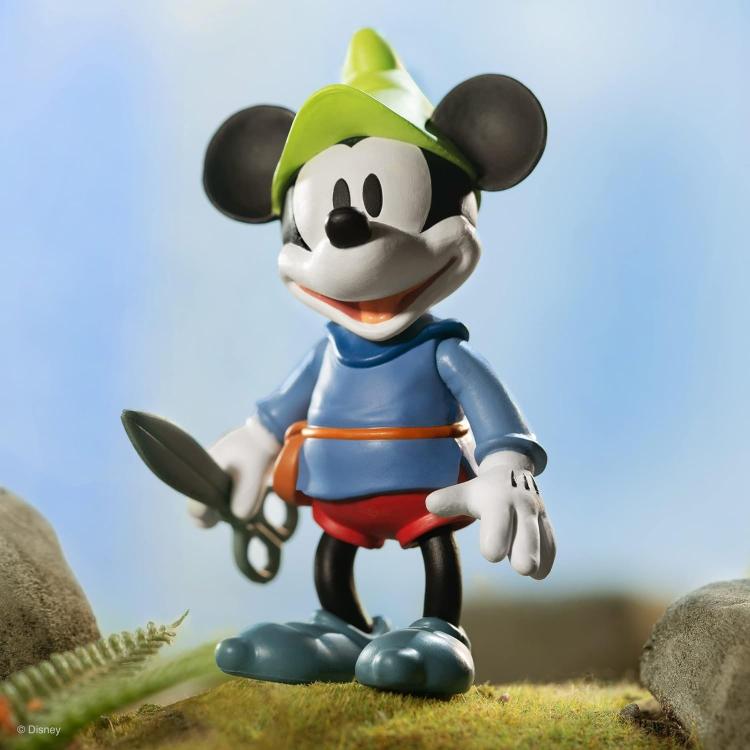 Super7 Disney Mickey & Friends "Topolino" Alle Hawaii Action Reaction Figure 9Cm