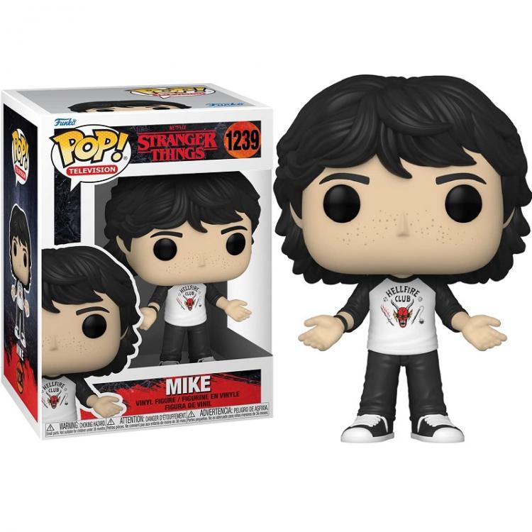 Funko Pop ! TV Netflix Stranger Things S4 - (1239) Mike w/ Hellfire Shirt 9cm