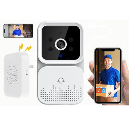 Videocitofono Wifi Campanello Videoaudio Senza Fili Citofono Telecamera Suoneria