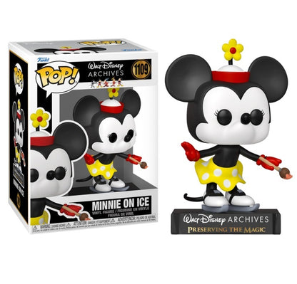 Funko Pop Walt Disney Archives - Minnie On Ice (1109) Vinyl Figure Da Collezione