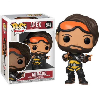 Funko Pop ! Games Apex Legends - Mirage (547) Vinyl Action Figure Da Collezione