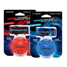 Waboba Pallina Original LED Bounceback Ball (MOONSHINE) Palla con Luce LED al guinzaglio, Super Rimbalzo, per Interni ed Esterni IPER RIMBALZANTE, Giocattolo per saltare ad alte prestazioni per un'estate di divertimento senza fine