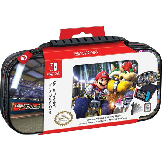 Nintendo Switch Travel Case Custodia Mario Kart 8 Deluxe Compatibile Oled/Lite