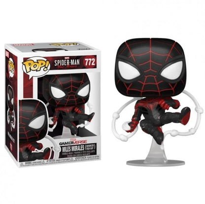 Funko Pop ! Spider-Man Miles Morales - (772) Advanced Tech Suit Figure 9Cm