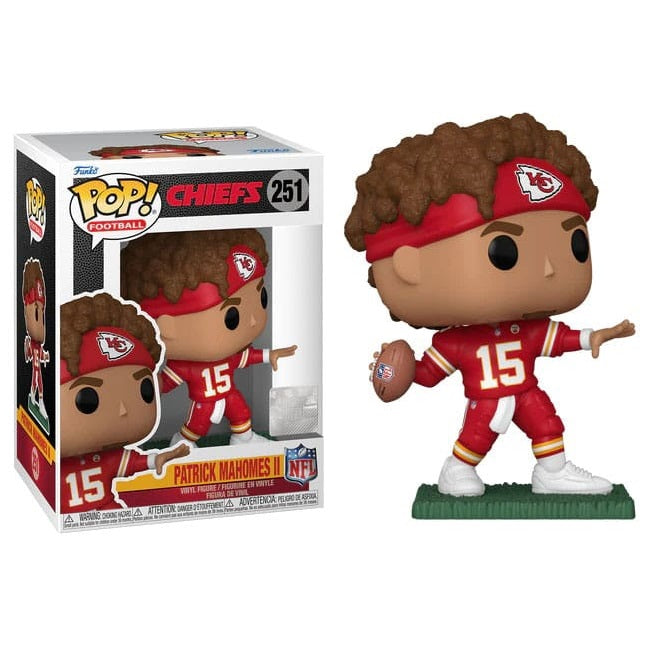 Funko Pop ! Football - Nfl - Chiefs (251) Patrick Mahomes Ii Vinyl Figure 9Cm