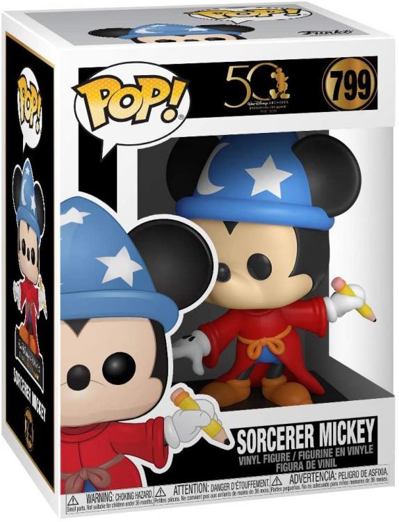 Funko Pop ! Walt Disney 50Th Archives Magic - Sorcerer Michey (799) Vinyl Figure