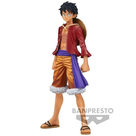 BANPRESTO ONE PIECE THE GRANDLINE SERIES (MONKEY D.LUFFY) FIGURE DXF BANDAI 17CM