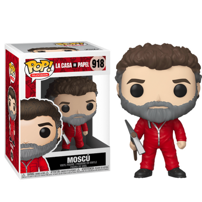 Funko Pop ! Television La Casa Di Carta - Mosca (918) Moscu Vinyl Casa De Papel
