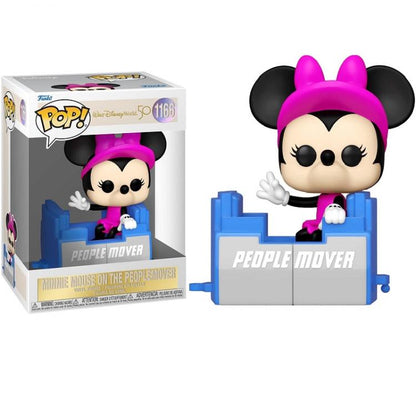 Funko Pop Walt Disney Wolrd 50 Anniversary Minnie Mouse On The Peoplemover 1166