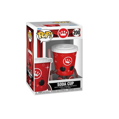 Funko Pop ! Movie Night - (200) Soda Cup Red Foodies Vinyl Figure 9Cm Coca Cola