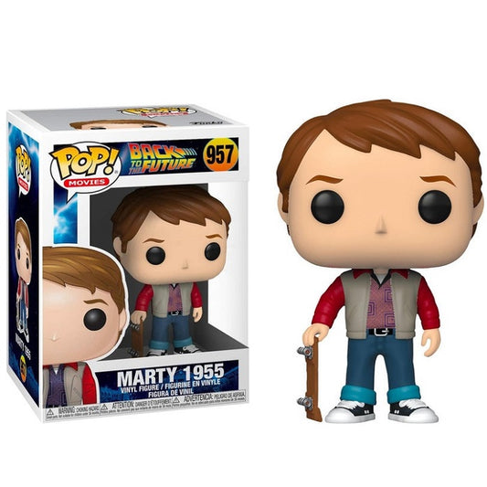 Funko Pop ! Movies Back To The Future - (957) Marty 1955 Ritorno Al Futuro 9Cm