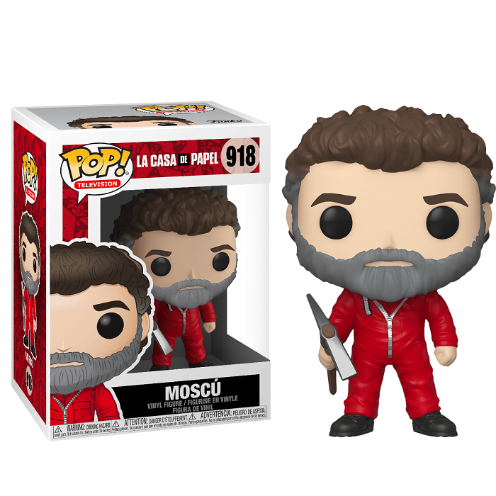 Funko Pop Television La Casa De Papel 918 Moscu La Casa Di Carta Vinyl Figure