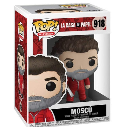Funko Pop Television La Casa De Papel 918 Moscu La Casa Di Carta Vinyl Figure