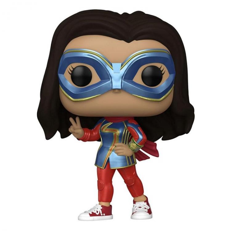 Funko Pop Marvel Studios Ms Marvel (1077) Bobble-Head Vinyl Figure Da Collezione