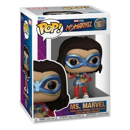 Funko Pop Marvel Studios Ms Marvel (1077) Bobble-Head Vinyl Figure Da Collezione