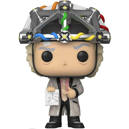 Funko Pop ! Tees Back To The Future Doc W/ Helmet 959 Glows T-Shirt Taglia L