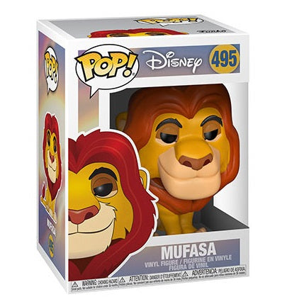 Funko Pop ! Disney Il Re Leone - (495) Mufasa Figure Lion King Vinyl 9Cm Simba