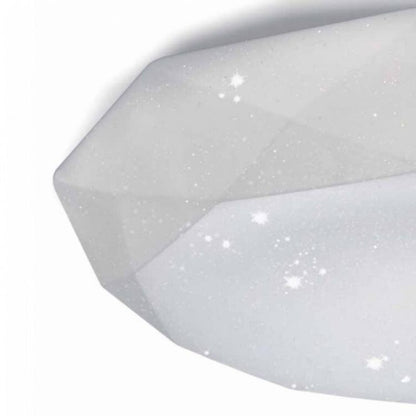 Plafoniera Led 24W Diamante Effetto Cielo Stellato | Luce Bianca Naturale 4000K