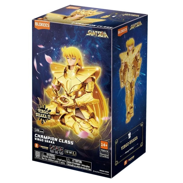 Blokees Saint Seiya: Model Kit Champion Class (Virgo Shaka) Action Figure Zodiaco 75019 - Vergine
