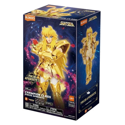 Blokees Saint Seiya: Model Kit Champion Class (Pisces Aphrodite) Action Figure Zodiaco 75018 - Pesci Afrodite