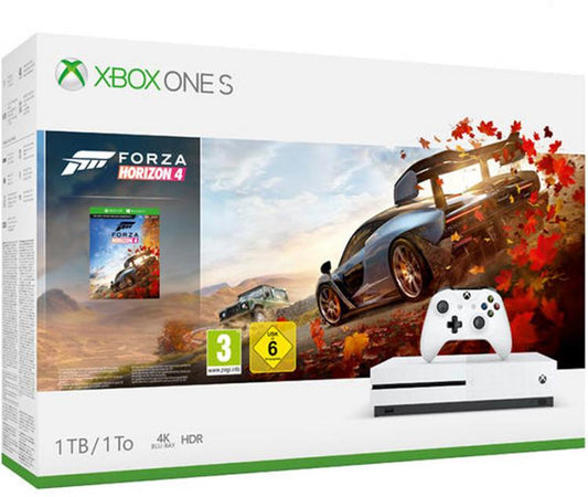 Xbox One S Console 1Tb + Gioco Forza Horizon 4 + 14Gg Live + 1 Mese Gamepass