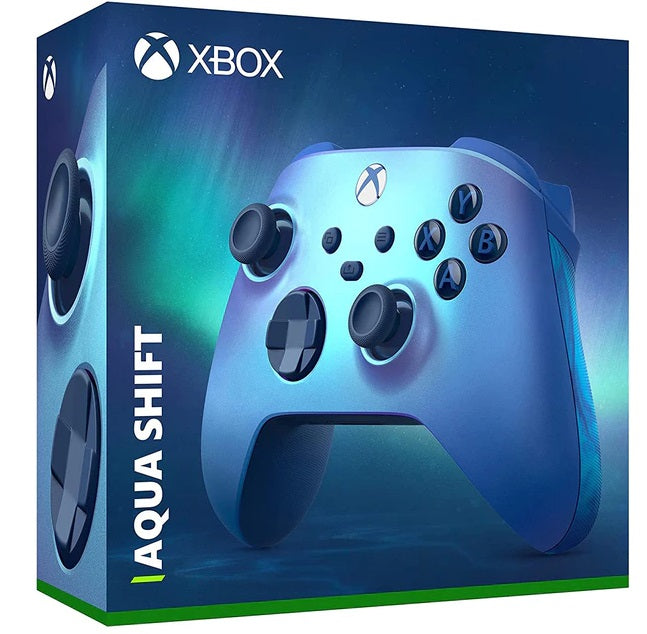 CONTROLLER XBOX SERIE X/S WIRELESS ACQUA SHIFT EDITION PAD XBOX ONE CELESTE BLUE