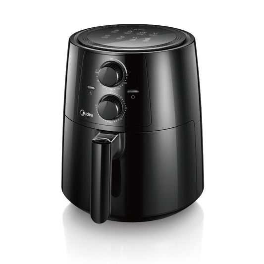 Midea Friggitrice Ad Aria Senza Olio Airfryer Tn35A2 6000 Series 3.5L 1450W Nero