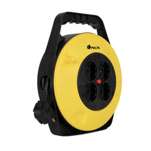 Ngs Avvolgicavo Prolunga 10M Con Protezione 4 Schuko/10A Bipolare 3500W 10 Metri