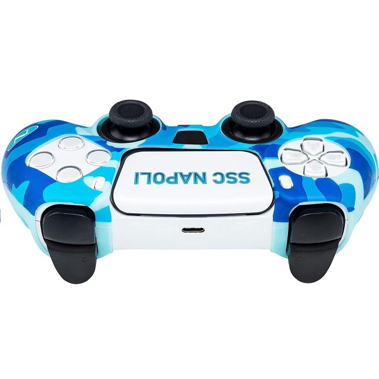 COVER CONTROLLER PS5 DUALSENSE PLAYSTATION 5 SKIN SSC NAPOLI GUSCIO PAD SILICONE
