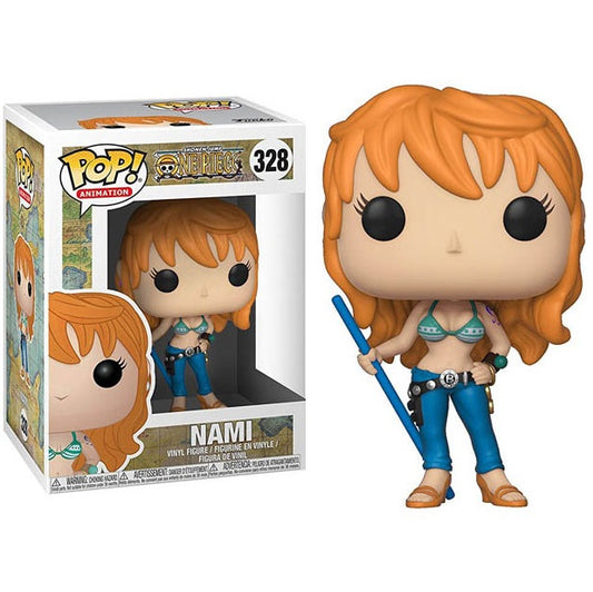 Funko Pop ! Animation One Piece - (328) Nami Figure Vinyl 9Cm Female Figures