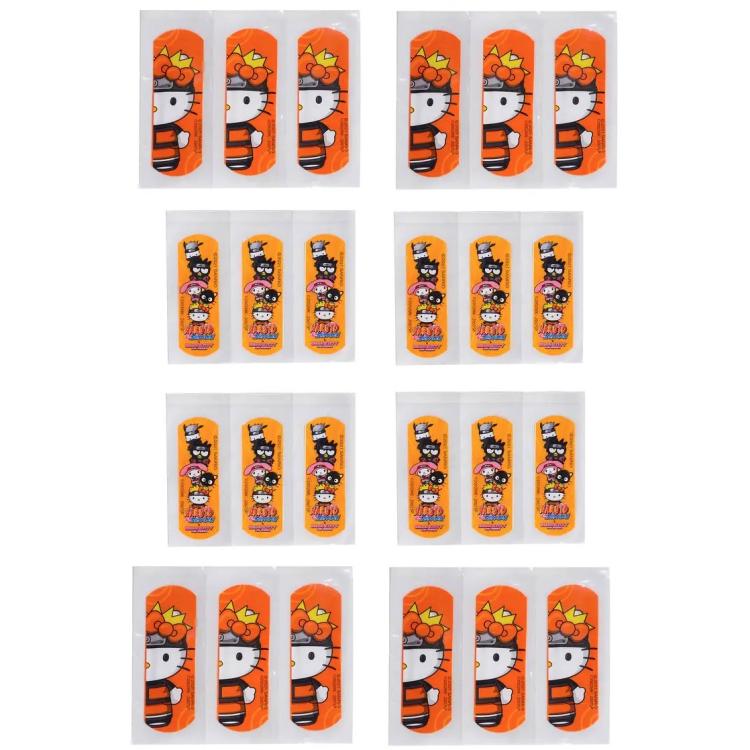 Naruto Shippuden X Hello Kitty Box 24 Medicazioni Adesive Cerotti Sterili Gadget
