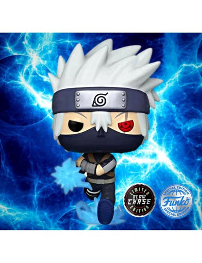 Funko Pop ! Naruto Shippuden (1199) Young Kakashi Hatake Chase Glow Limited 9Cm