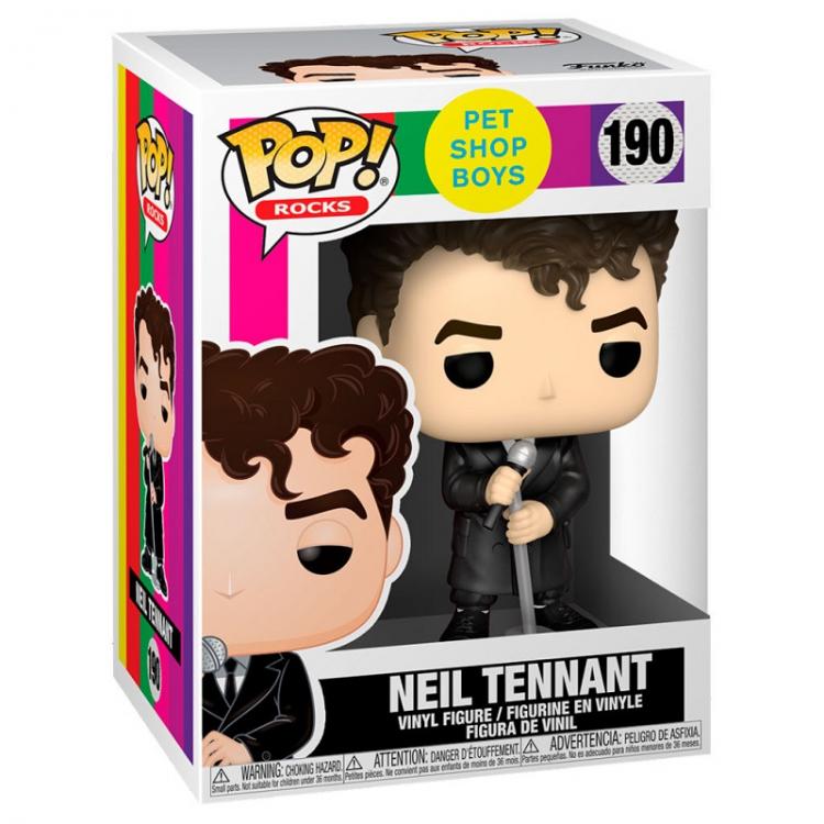 Funko Pop ! Rocks Pet Shop Boys - Neil Tennant (190) Vinyl Figure Da Collezione