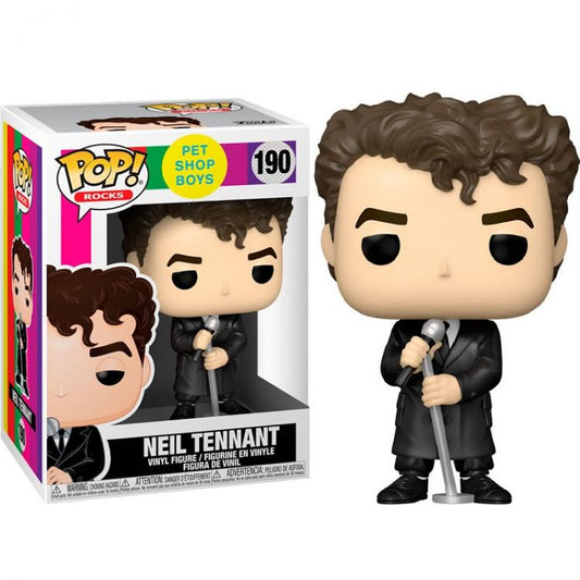Funko Pop ! Rocks Pet Shop Boys - Neil Tennant (190) Vinyl Figure Da Collezione