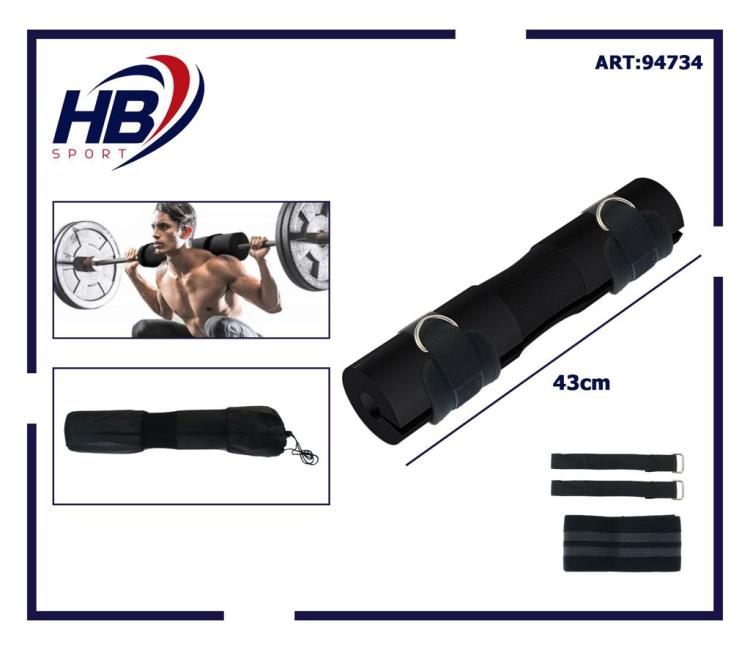 Hb Cuscino Per Bilanciere Imbottitura Manicotto Squat Protezione Imbottito Nero