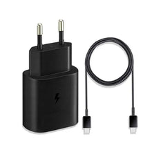 Samsung EP-T2510X Caricatore Originale da 25W, Porta USB-C - Caricabatterie (con Cavo), Nero