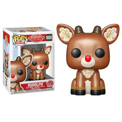 Funko Pop ! Movies Rudolph - (1858) Rudolph Sitting Vinyl Figure Statuetta 9Cm