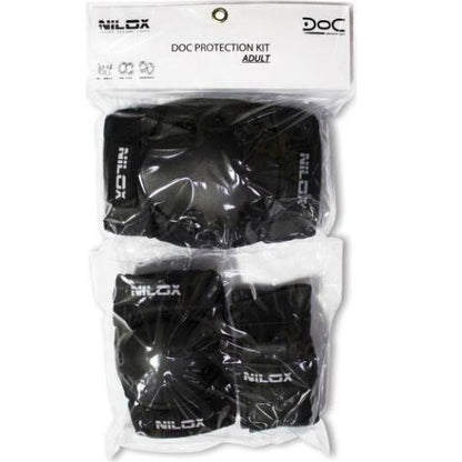 Nilox Kit Protezione Nero Bici/Scooter/Hoverboard Per Adulto Unisex Set 6 Parti