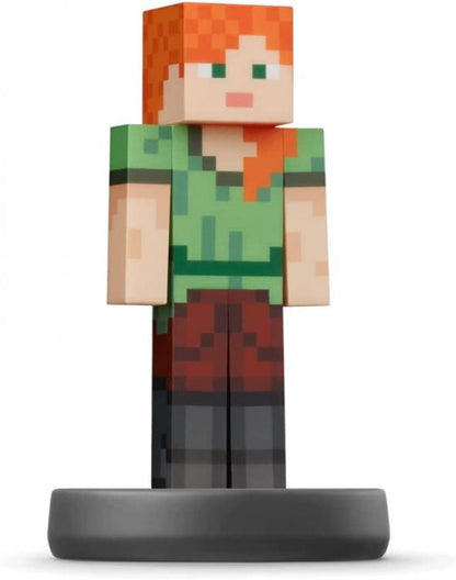 AMIIBO NINTENDO SWITCH STEVE & ALEX SUPER SMASH BROS. COLLECTION MINECRAFT