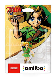 AMIIBO ZELDA LINK MAJORA' S MASK STATUA DA COLLEZIONE NINTENDO ACTION FIGURE