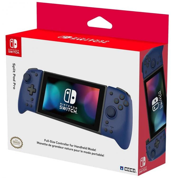 Hori Nintendo Switch Controller Split Pad Game Pro Joy-Con Midnight Blue Nuovo