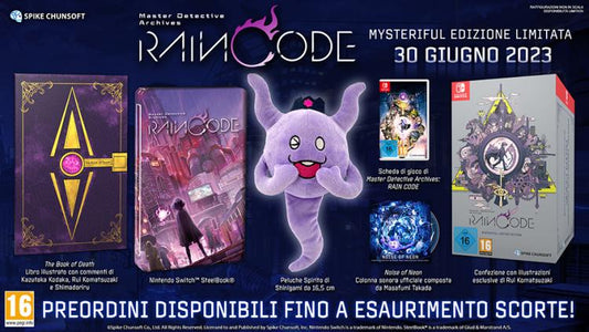 Master Detective Archives: Rain Code Mysteriful Limited Edit Collector Switch