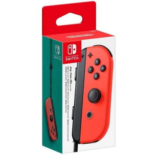 Nintendo Switch Joy-Con Destro Joystick Pad Right Controller Wireless Neon Rosso