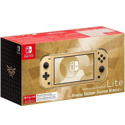 Nintendo Switch Lite Console Hyrule Edition Special + 12M Nso (Oro) Portatile
