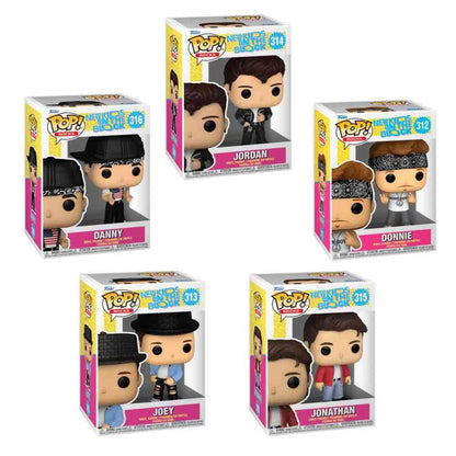 Funko Pop ! Rocks: New Kids On The Block - Serie Completa 312-313-314-315-316