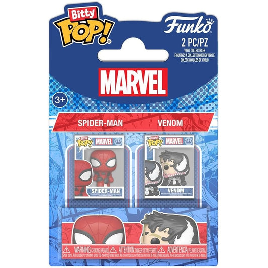 Funko Bitty Pop! Marvel Spider-man 2pz - Spider-man & Venom - Vinyl Figure