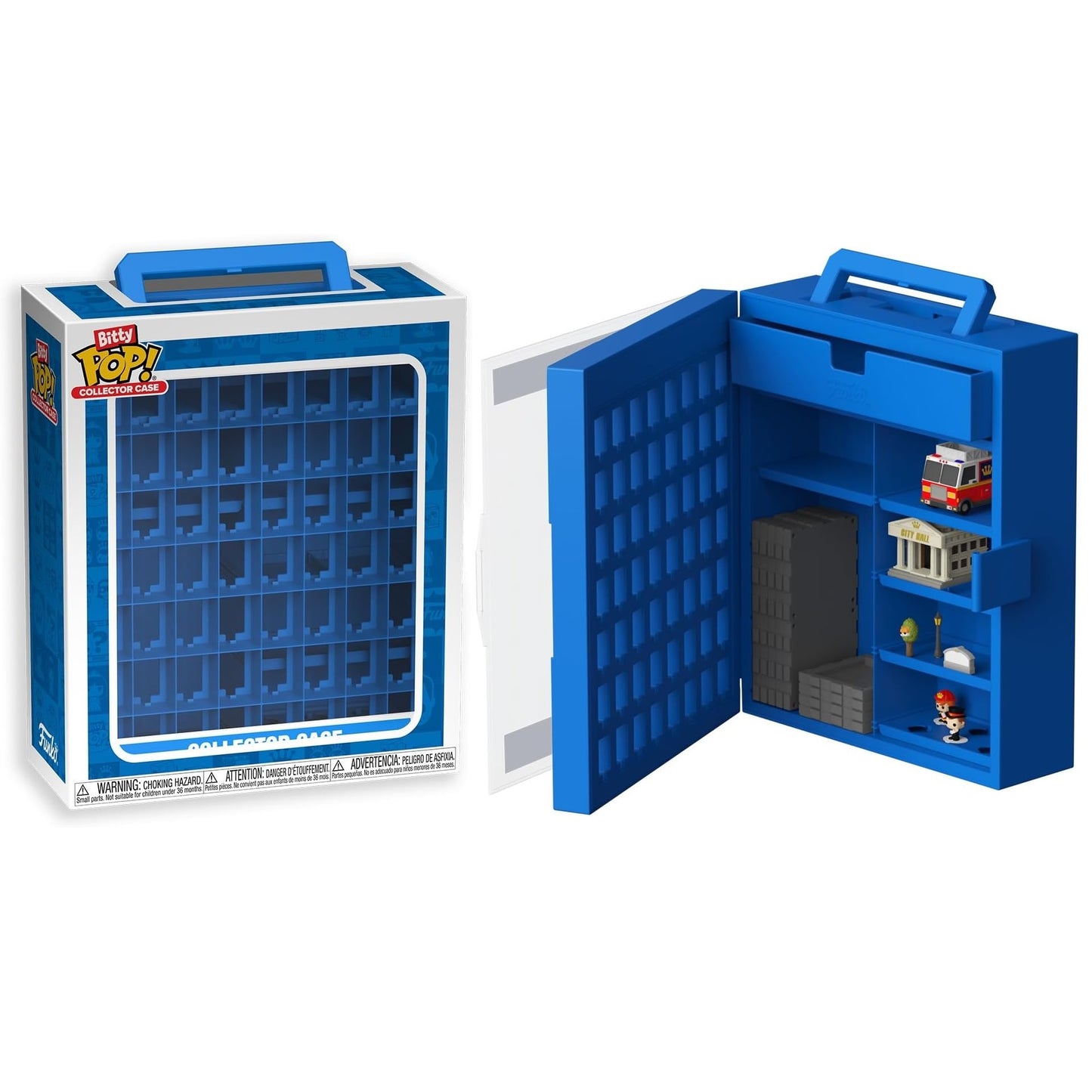 Funko Pop ! Bitty Collector Case  Carrying Case Bitty Pop - Rides - Towns