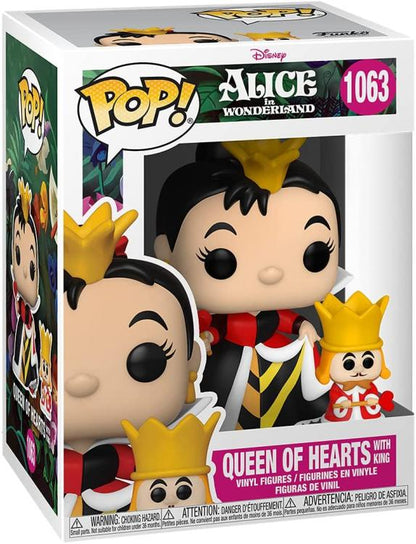 Funko Pop ! Disney Alice In Wonderland 70Th: Queen W/King (1063) Vinyl Figure
