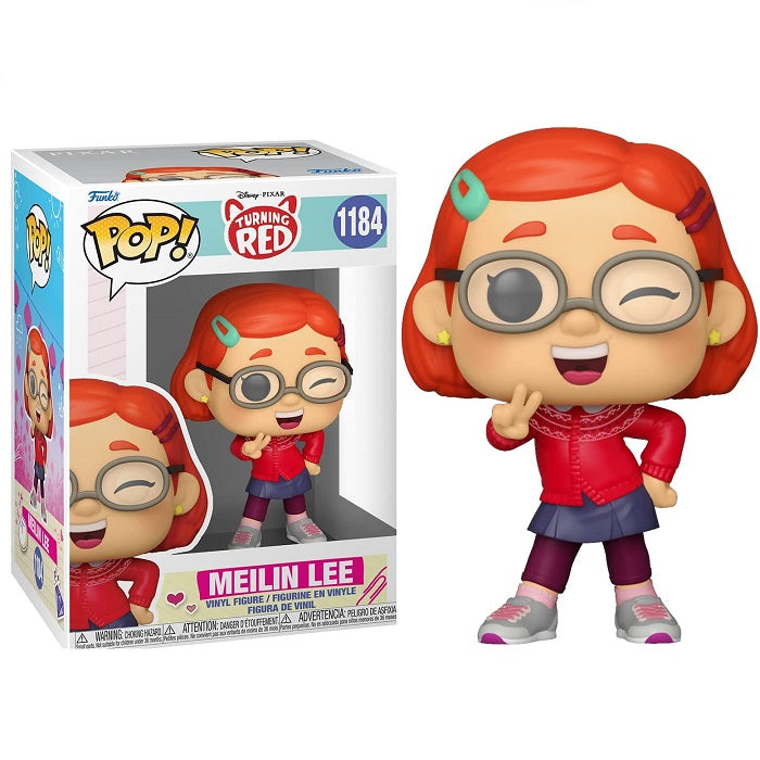 Funko Pop Disney Pixar Turning Red Meilin Lee ( 1184 ) Vinyl Figure Panda Rosso